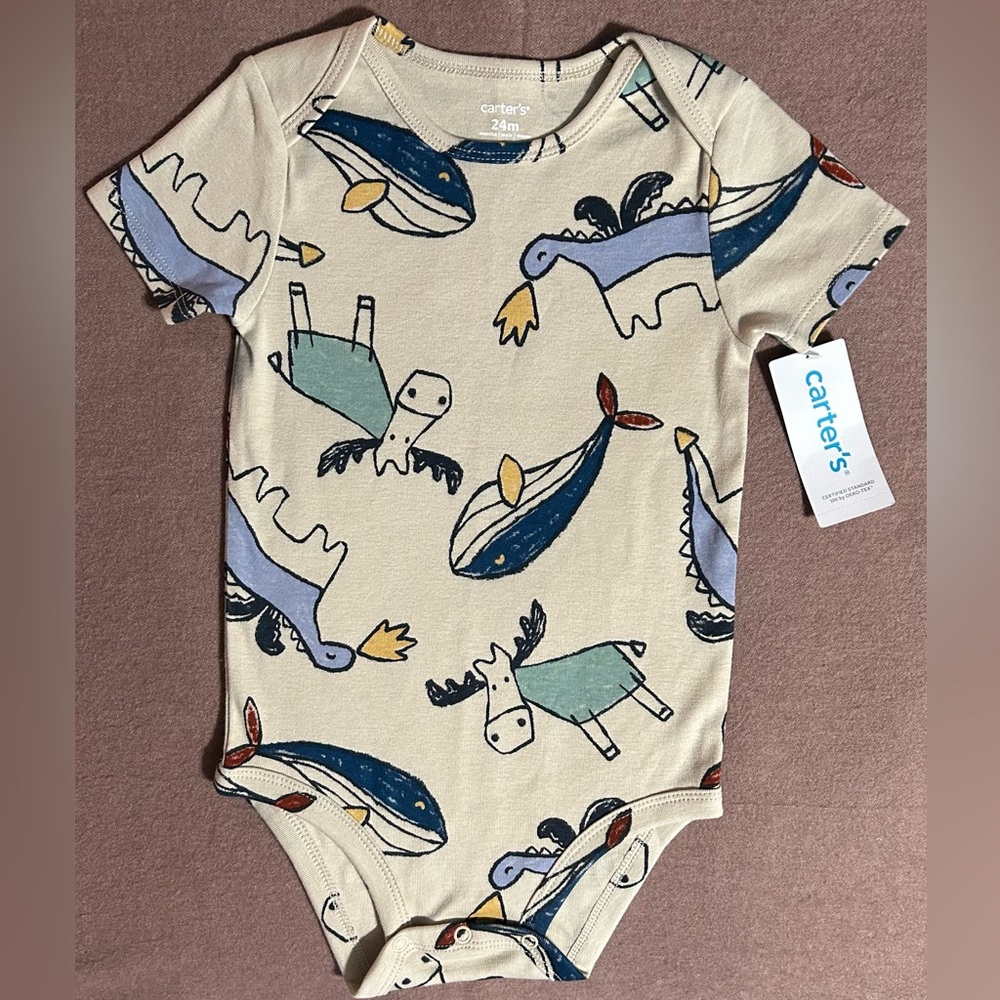 NWT! Animal Print Carter’s Bodysuit